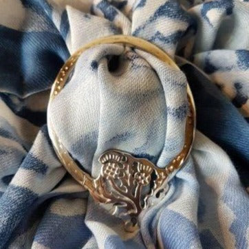 Double Thistle Scarf Ring