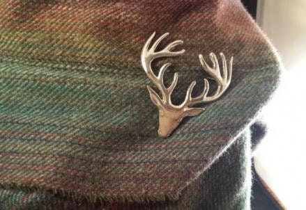 Stag Brooch