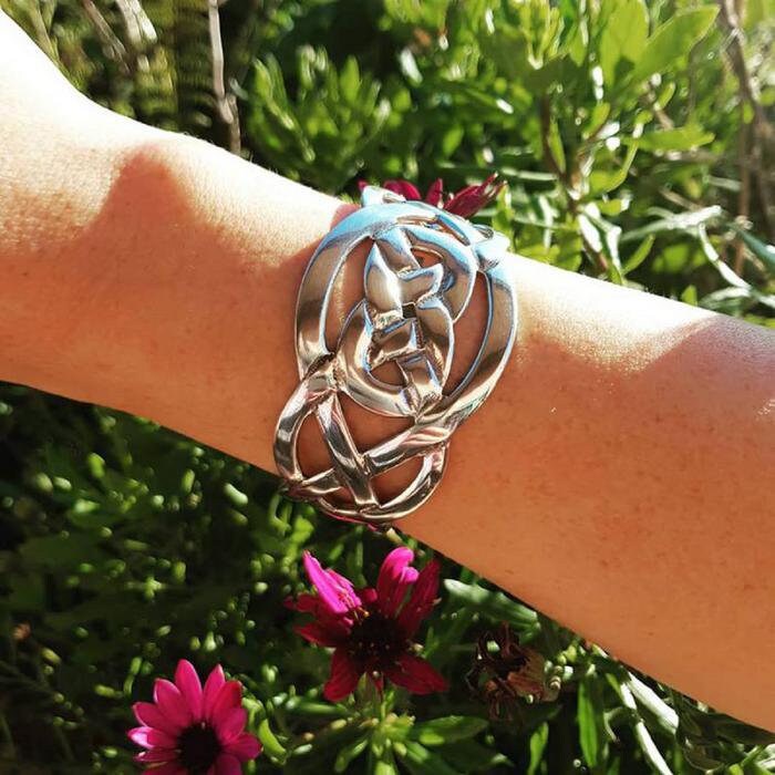 Lysandra Celtic Knot Pewter Bracelet