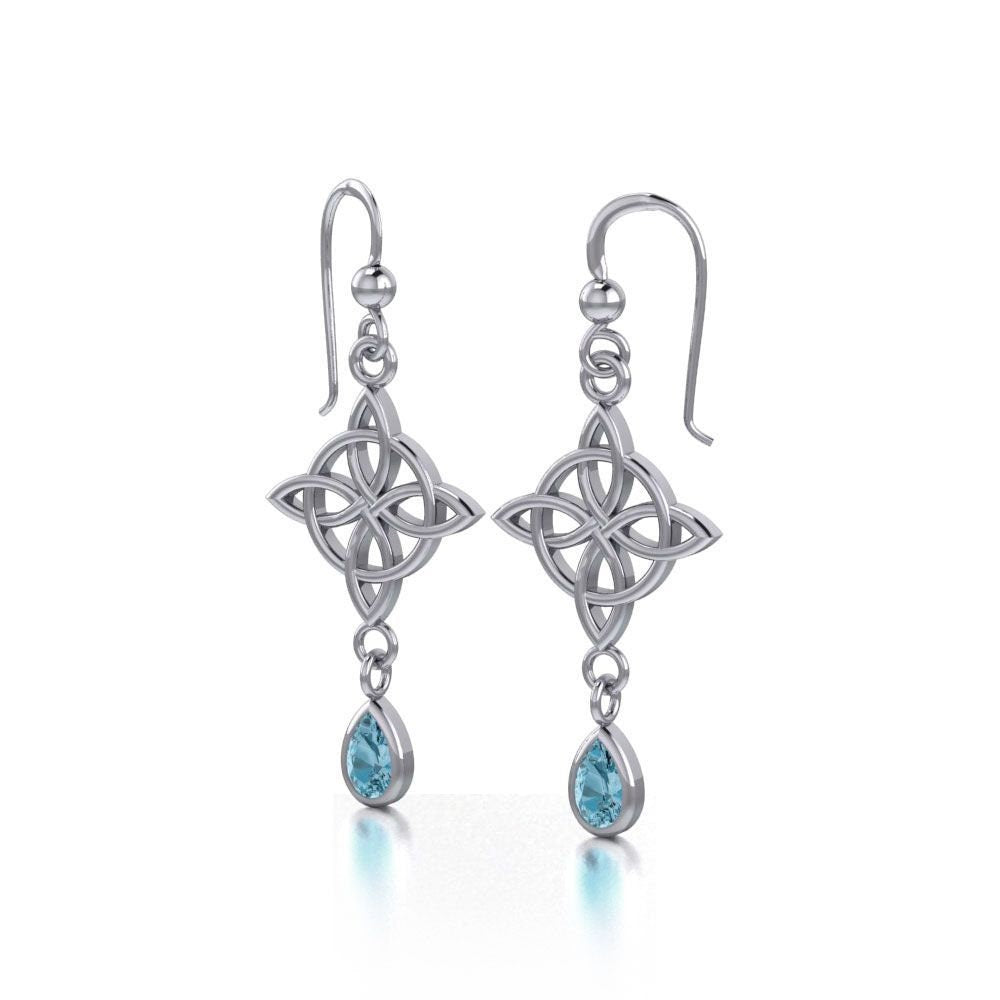 Quaternary Celtic Knot Earrings