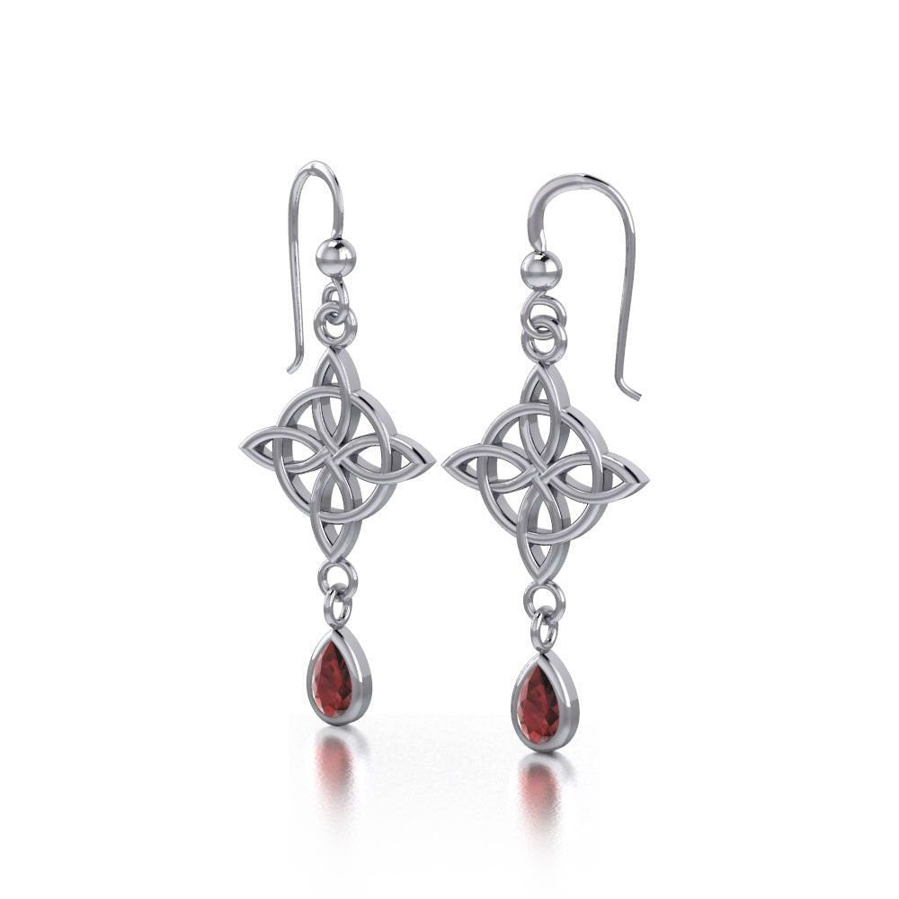 Quaternary Celtic Knot Earrings