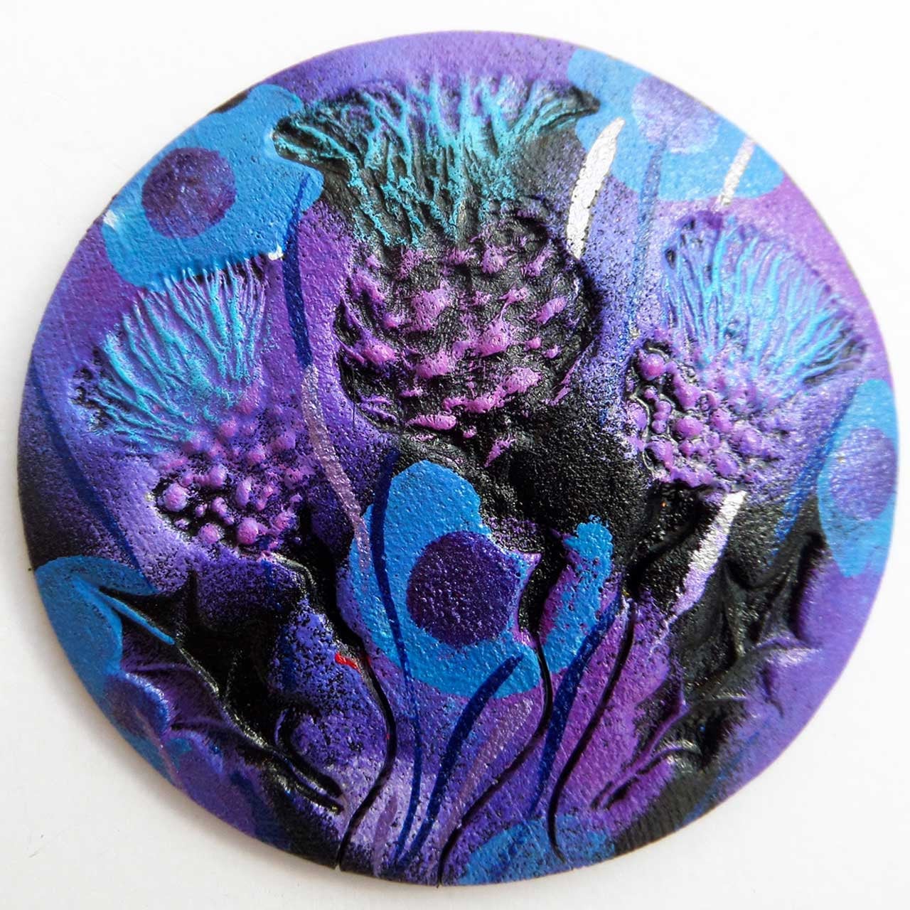 Scotland Triple Thistle Brooch