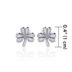 Shamrock Post Earrings