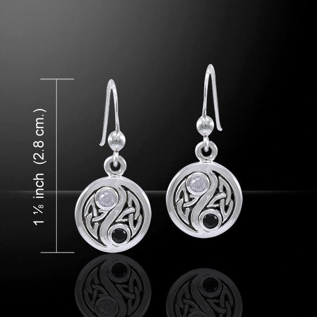 Celtic Yin Yang Earrings