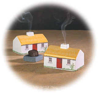 Irish Cottage Incense Burner