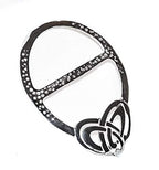 Celtic Double Heart Scarf Ring