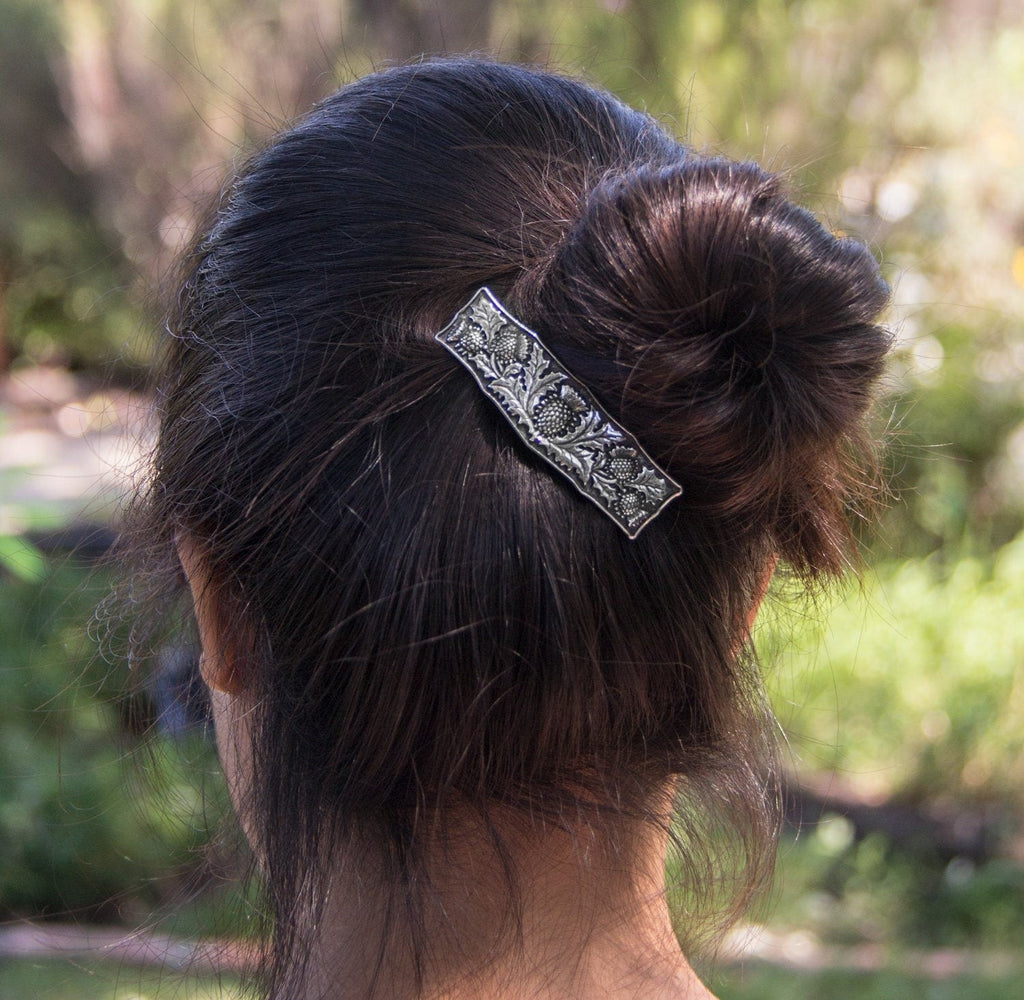 Thistle Hair Clip