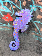 Colorful Seahorse Brooch