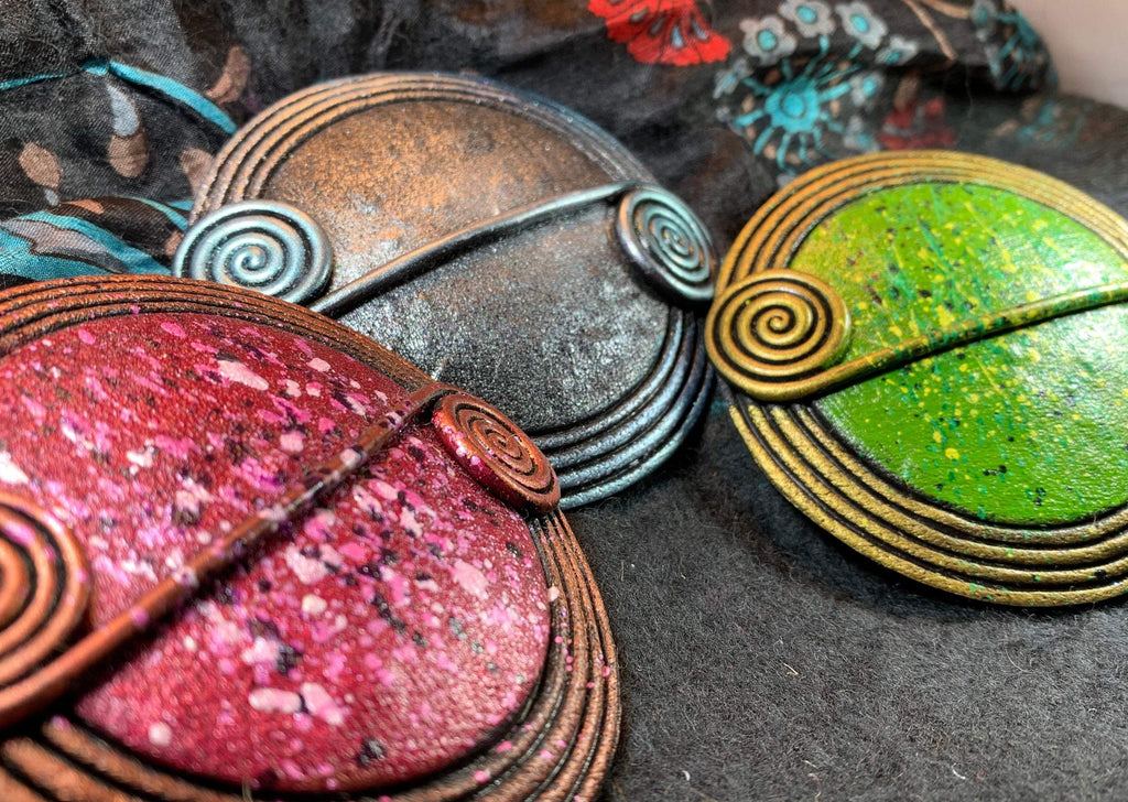 Celtic Ancient Scroll Pin