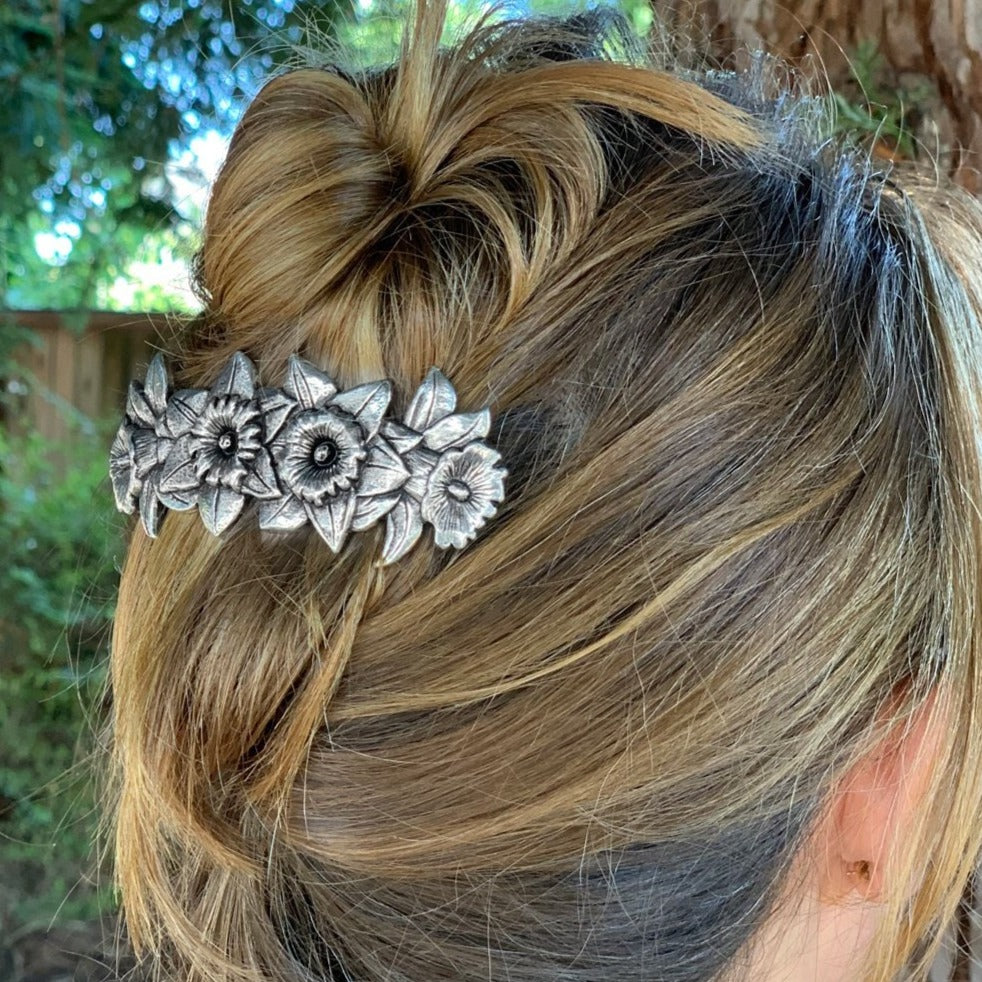 Daffodil Hair Clip