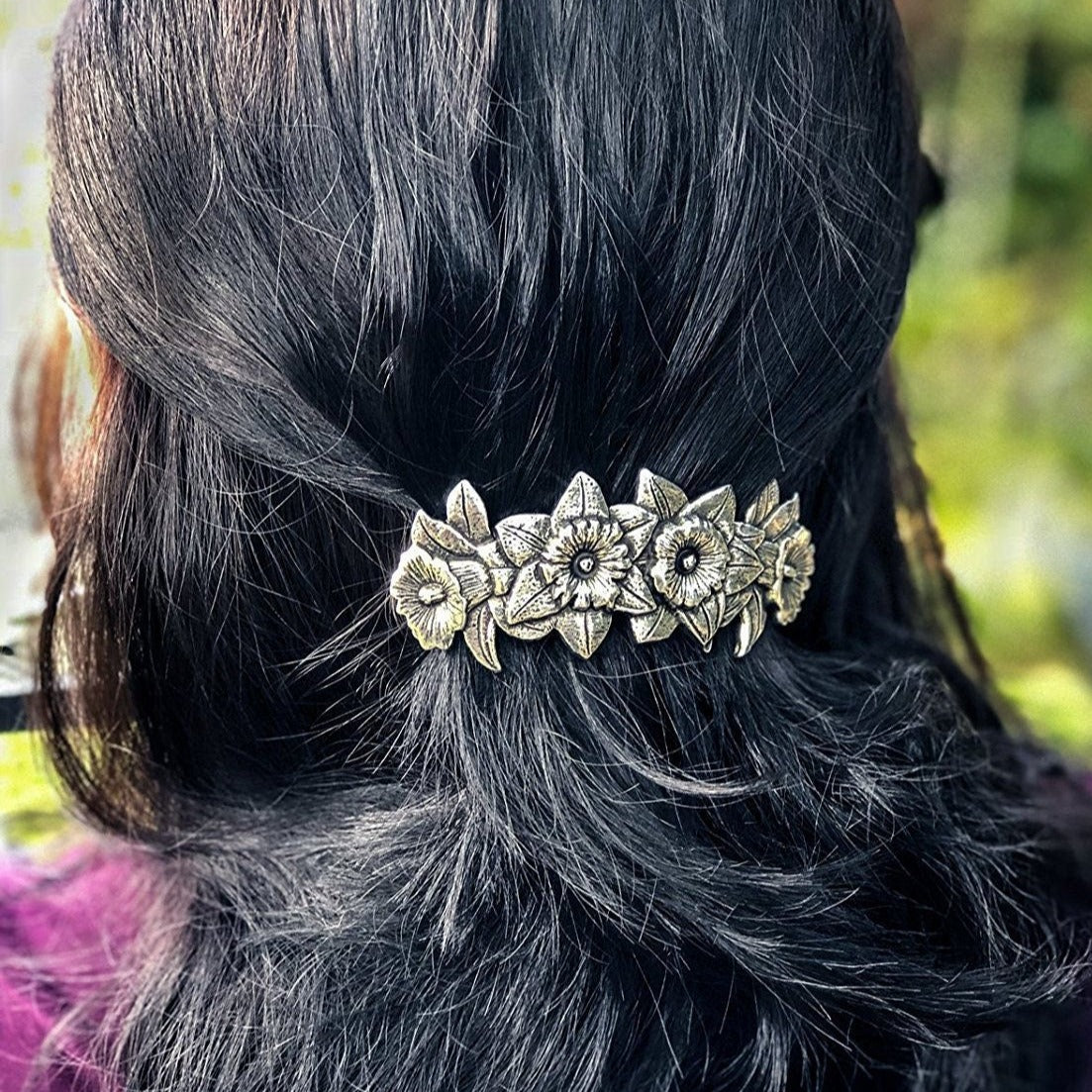 Daffodil Hair Clip