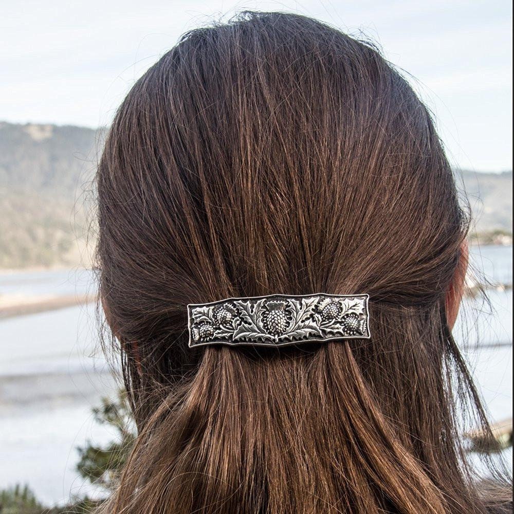Thistle Hair Clip