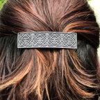 Pewter Celtic Harmony Knot Hair Clip