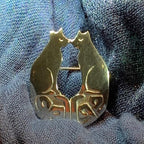 Celtic Cats Brooch