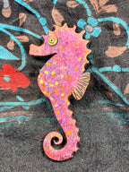 Colorful Seahorse Brooch