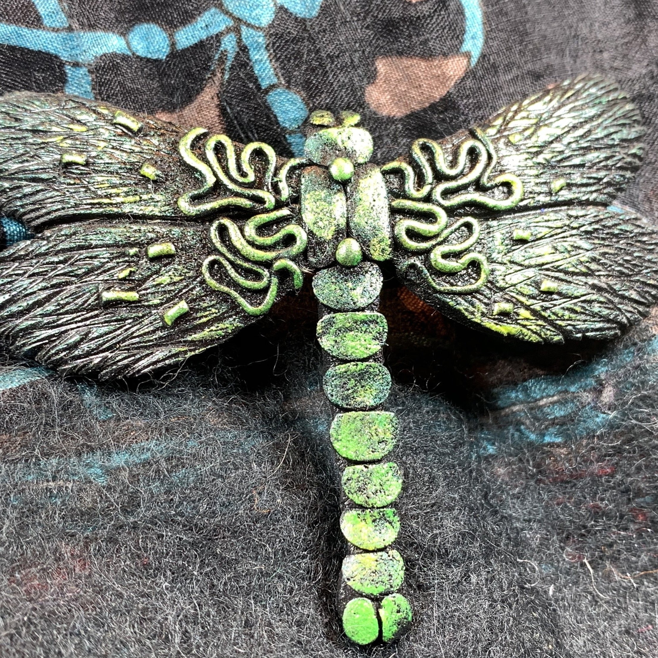 Mystical Forest Dragonfly Brooch