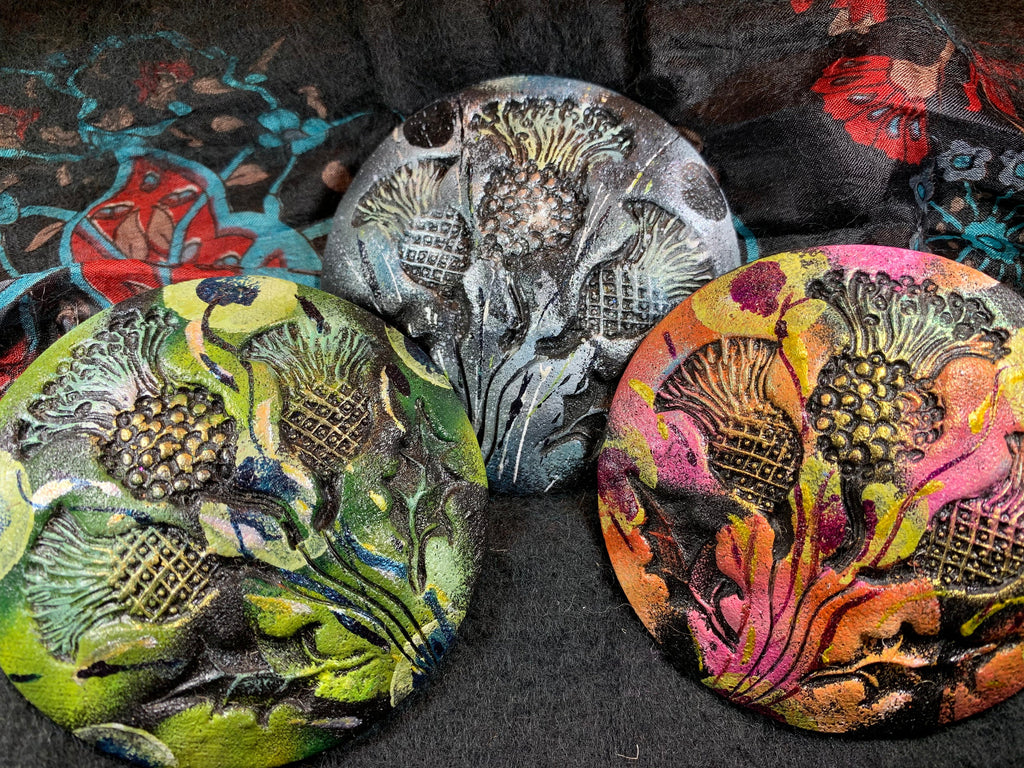 Scotland Triple Thistle Brooch