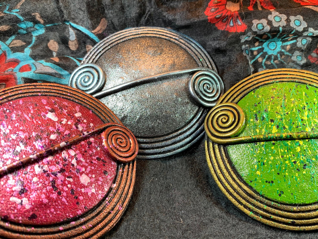 Celtic Ancient Scroll Pin