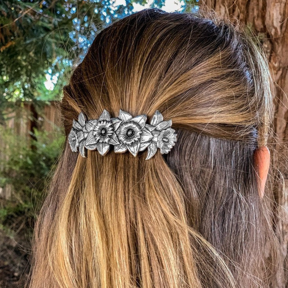 Daffodil Hair Clip