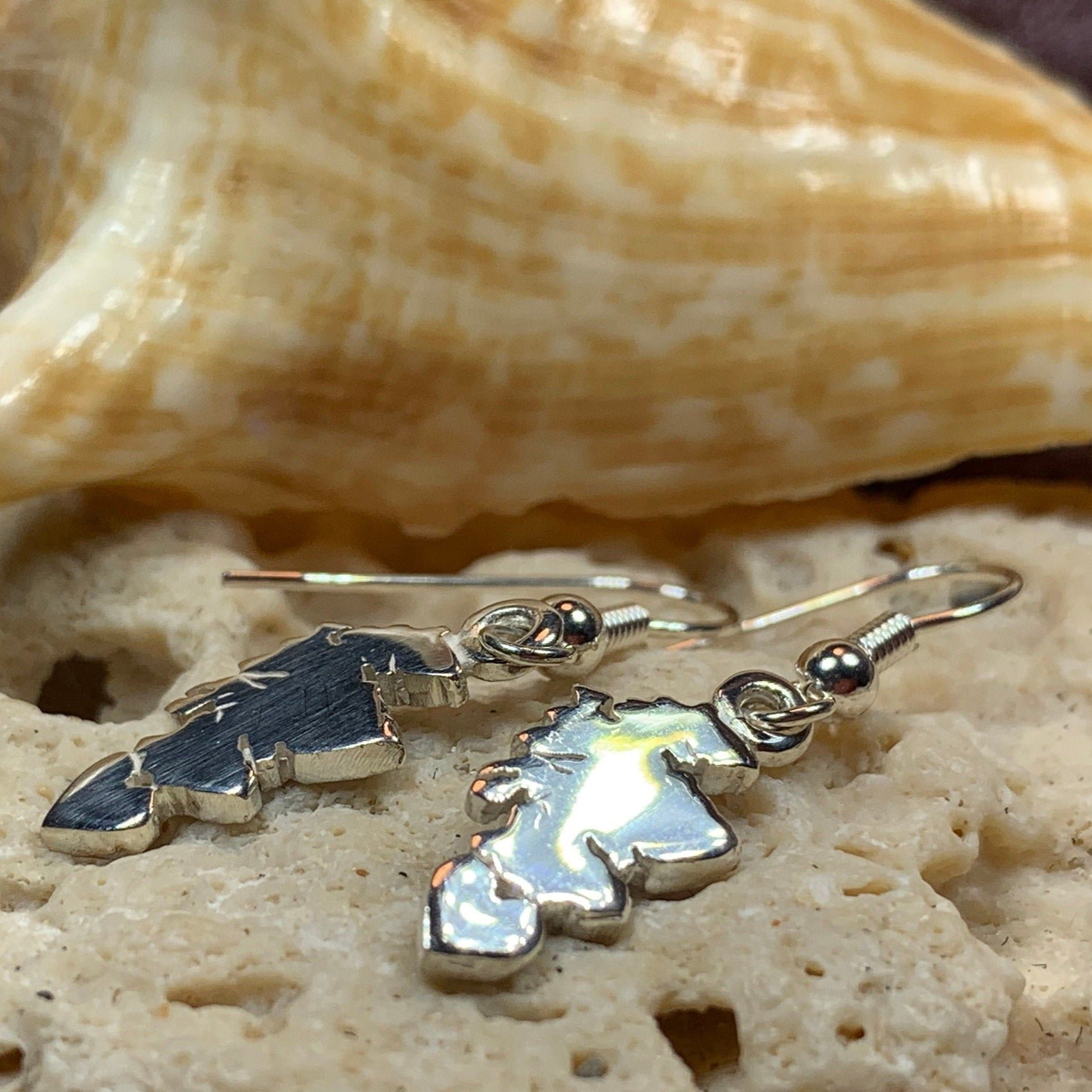 Scotland Map Earrings