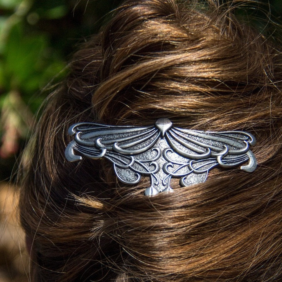 Celtic Leaf Hair Clip