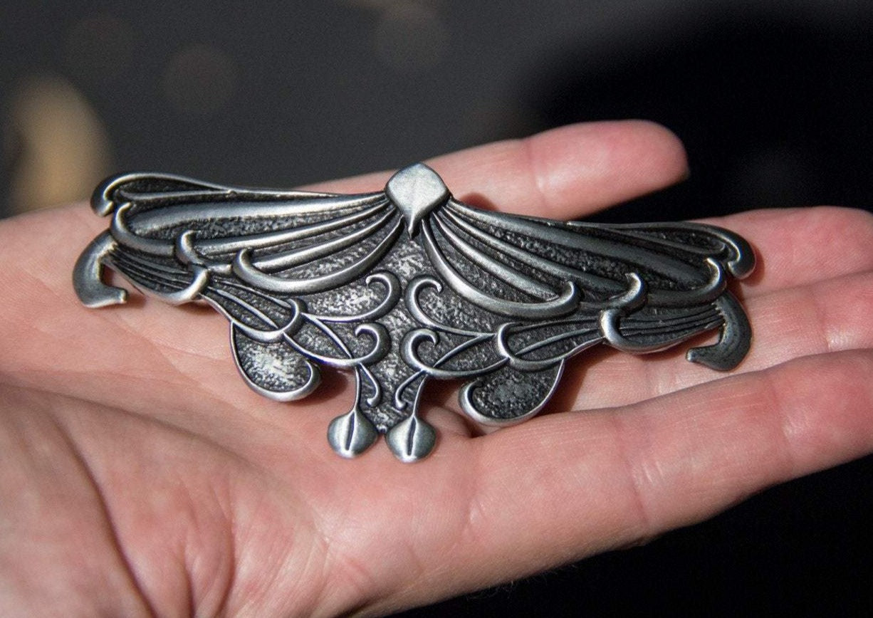 Celtic Leaf Hair Clip