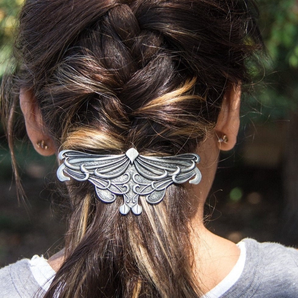 Celtic Leaf Hair Clip
