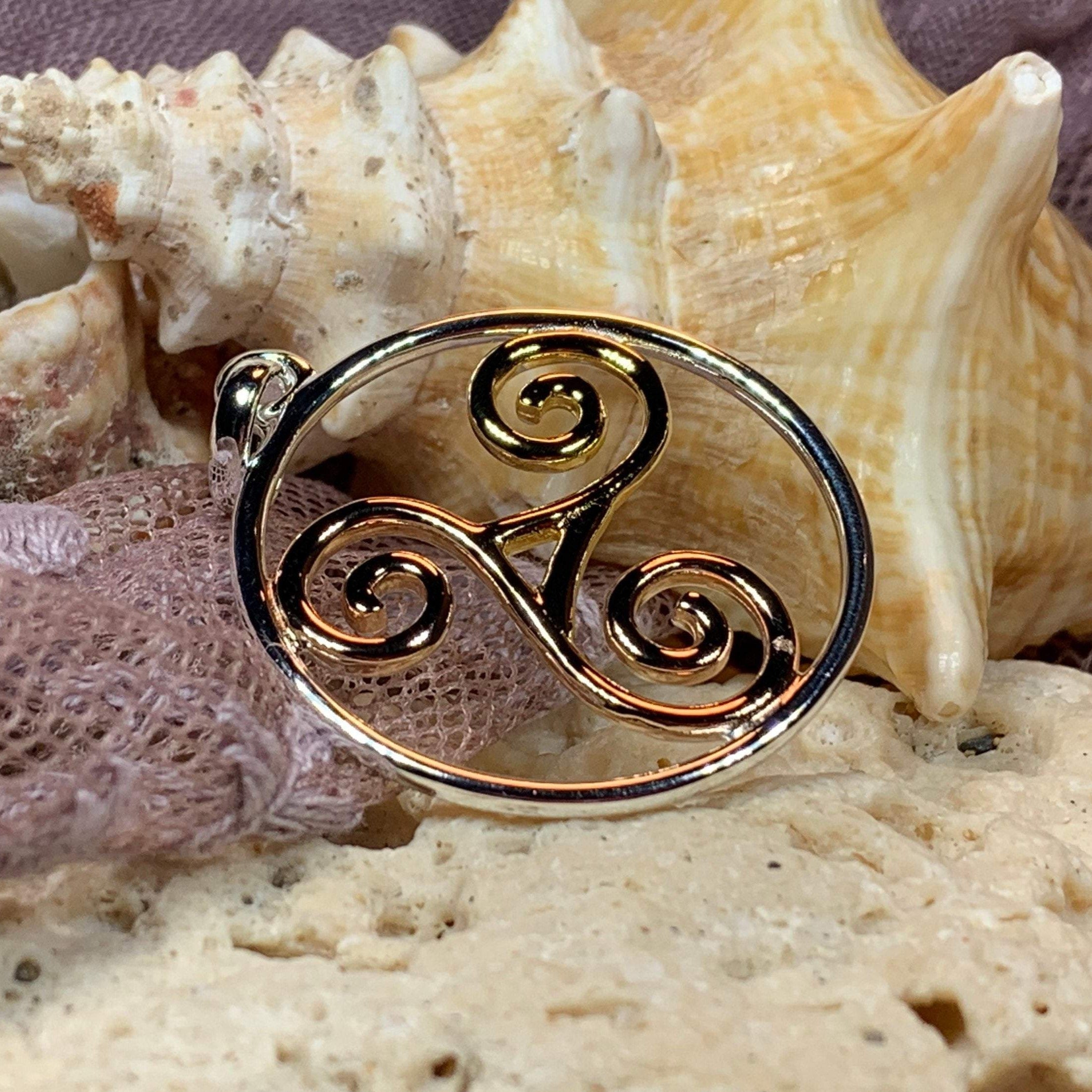 Arawn Celtic Spiral Necklace