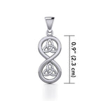 Trinity Knot Infinity Necklace