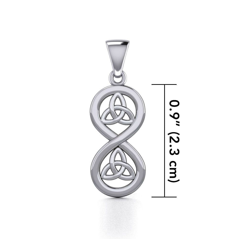 Trinity Knot Infinity Necklace