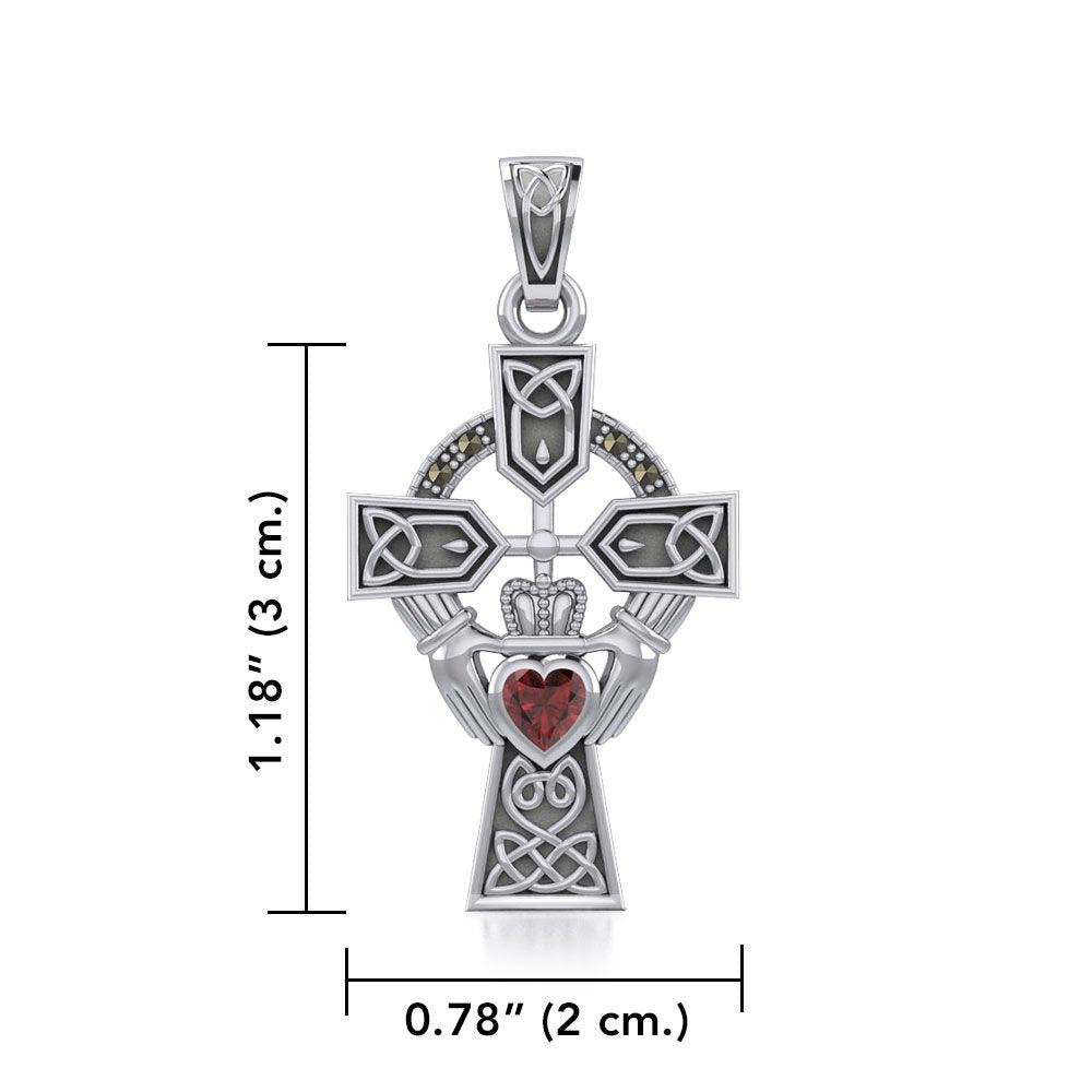 Claddagh Cross Necklace