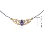 Brielle Celtic Love Knot Necklace