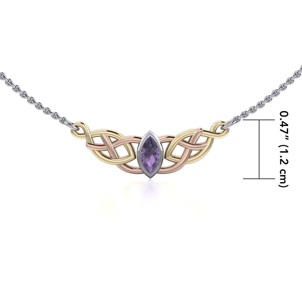 Brielle Celtic Love Knot Necklace