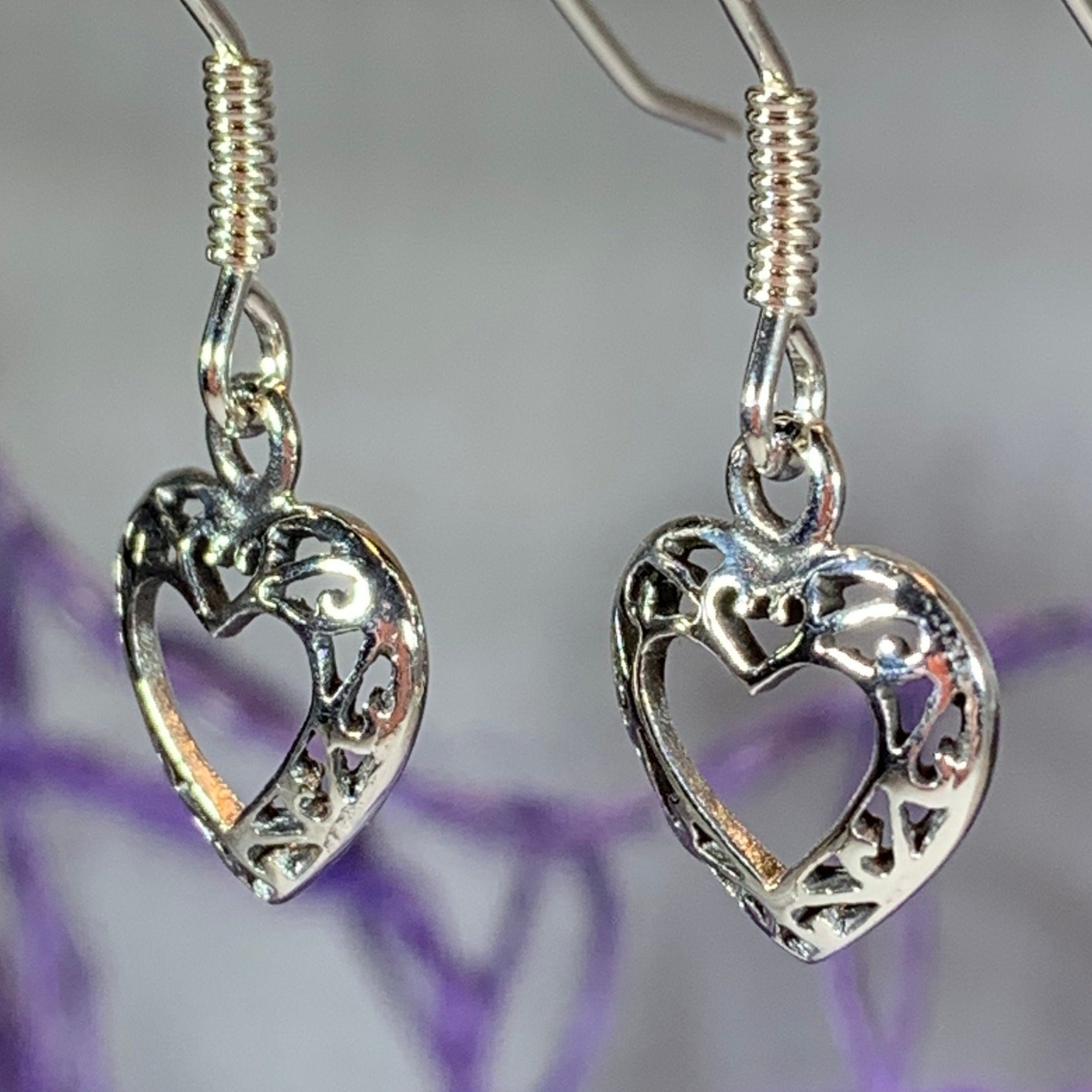 Petite Heart Earrings