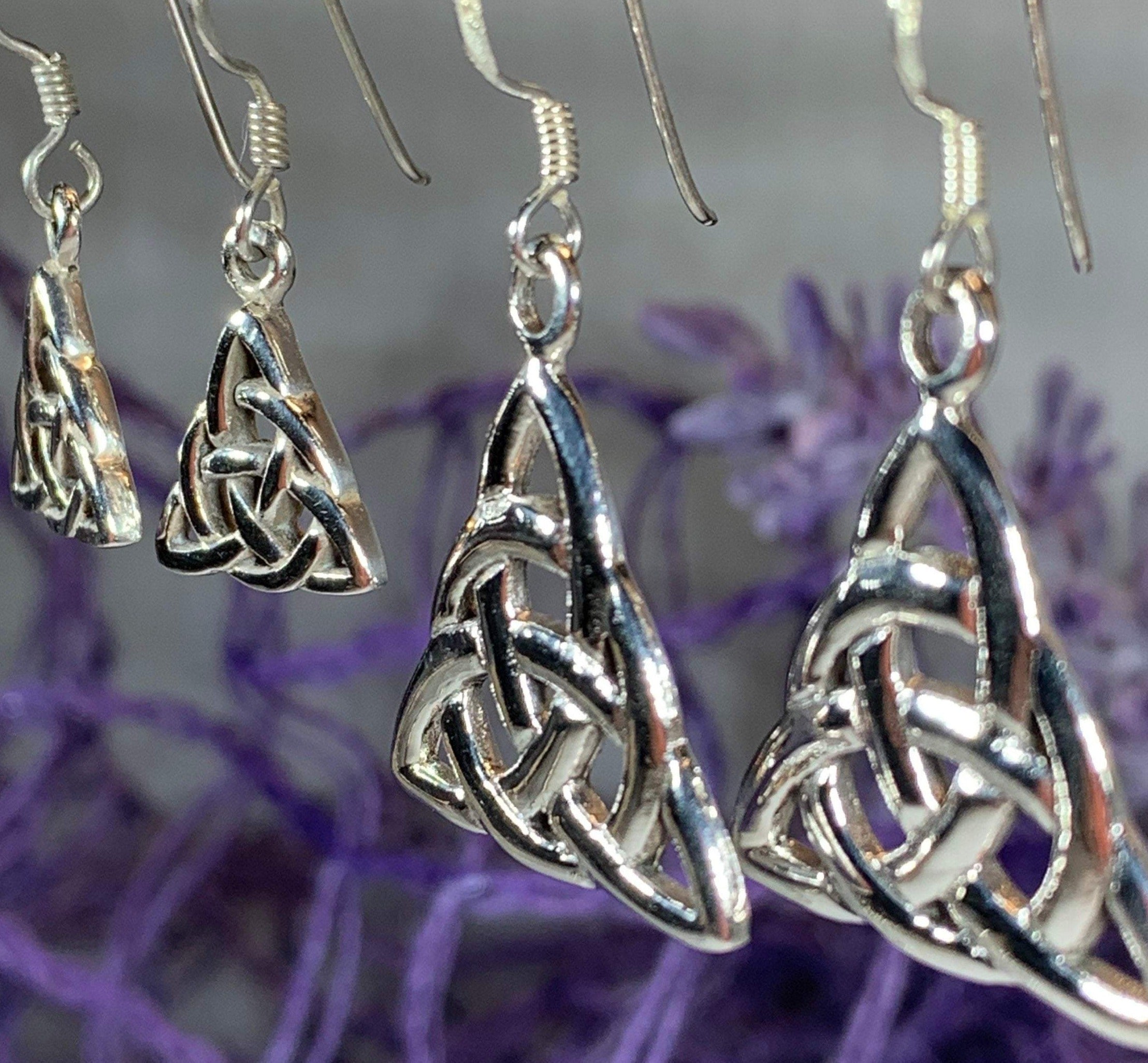 Rhoswen Trinity Knot Earrings