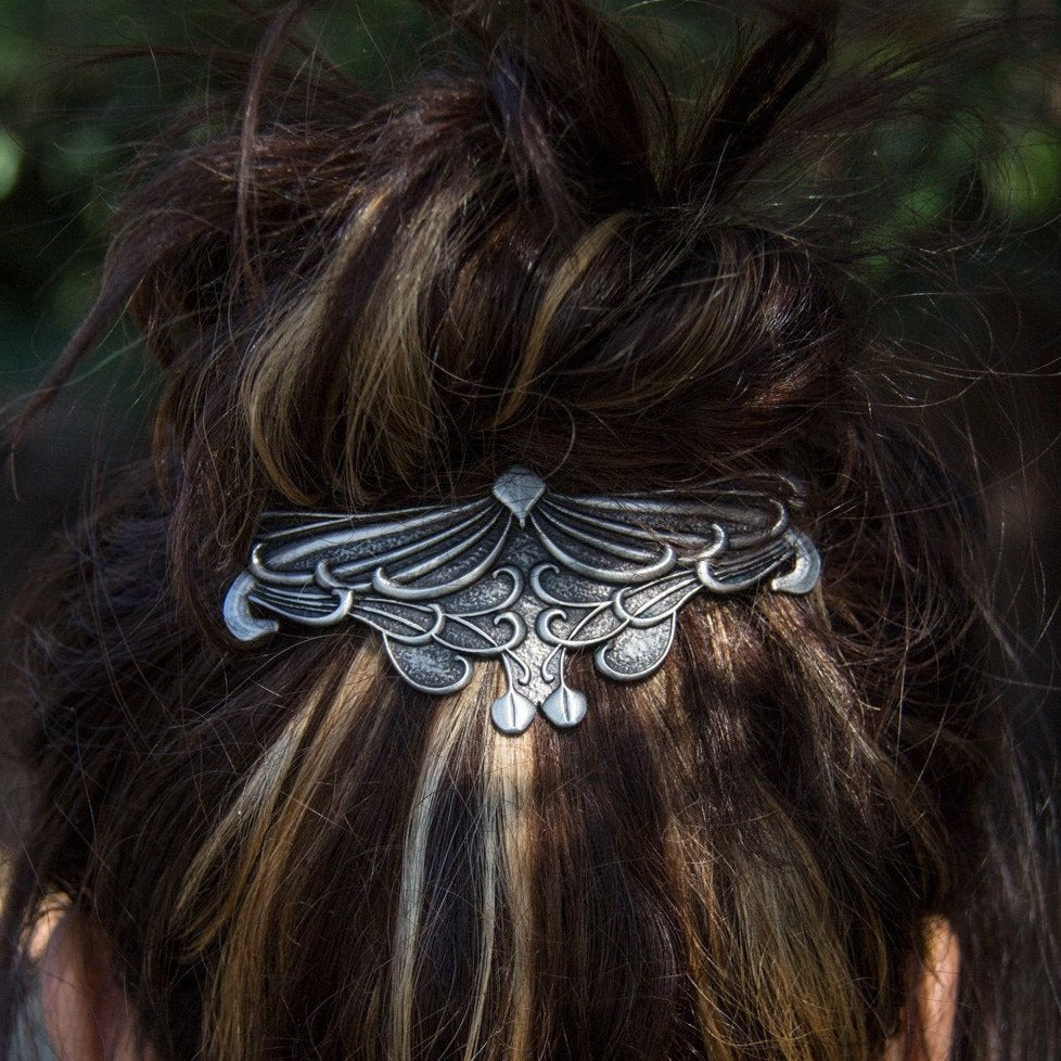 Celtic Leaf Hair Clip