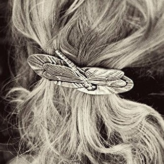 Waterlily Dragonfly Hair Clip
