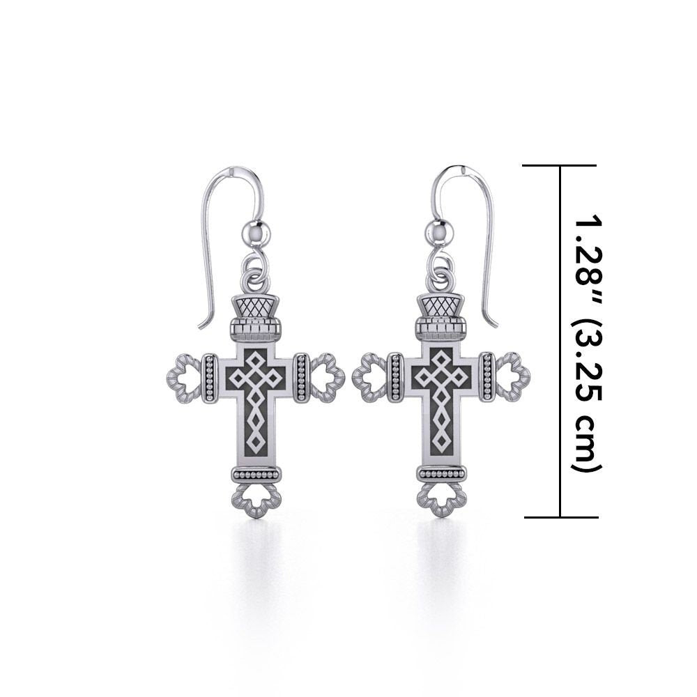 Celtic Cross Earrings