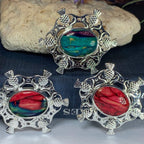 Heathergems Thistle Brooch