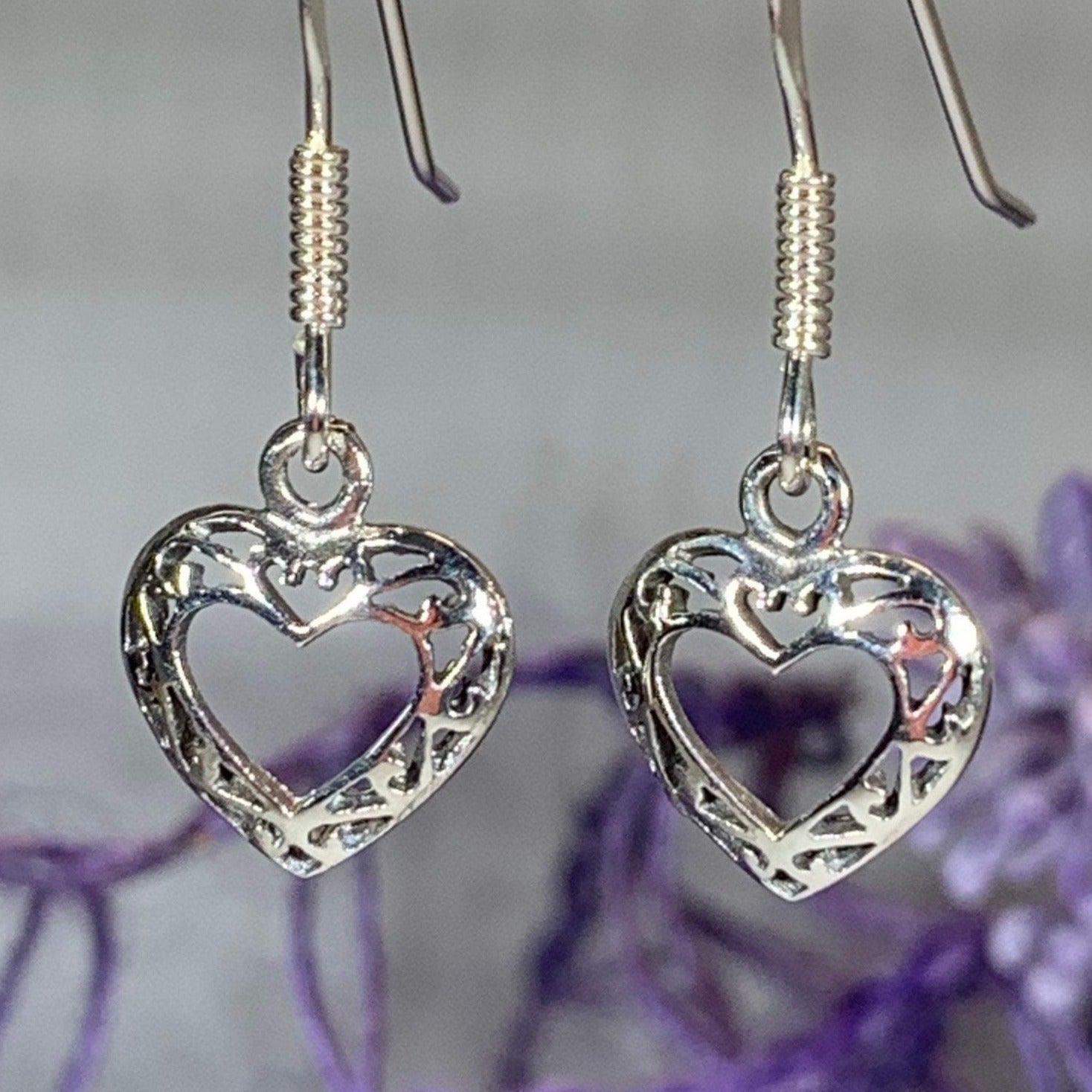 Petite Heart Earrings