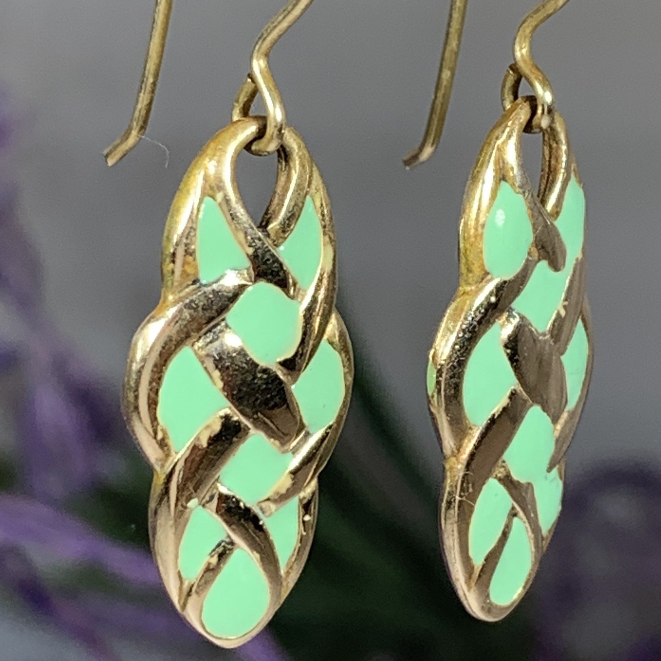 Pastel Celtic Knot Earrings