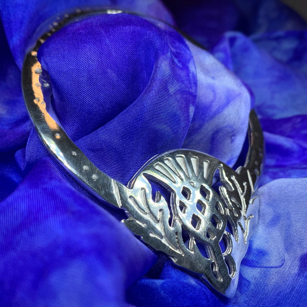 Celtic Thistle Scarf Ring