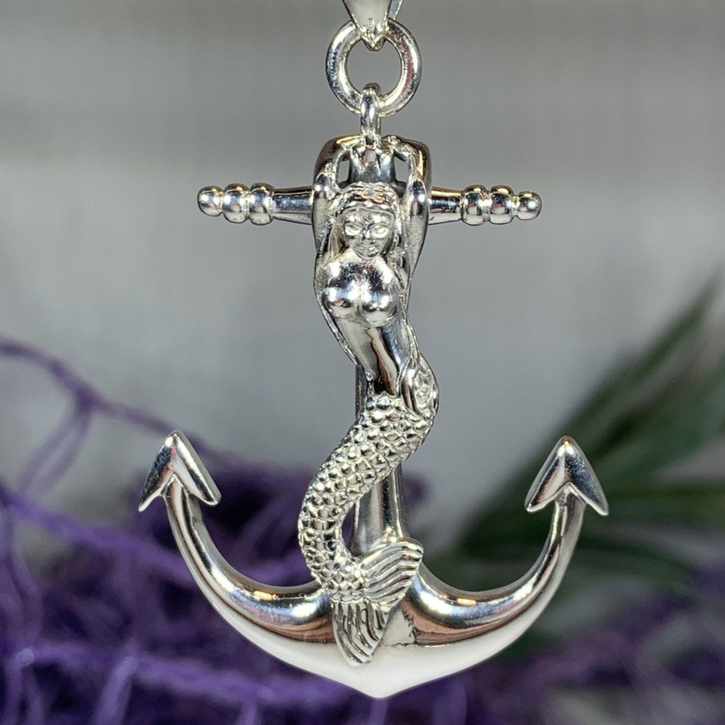 Mermaid Anchor Necklace