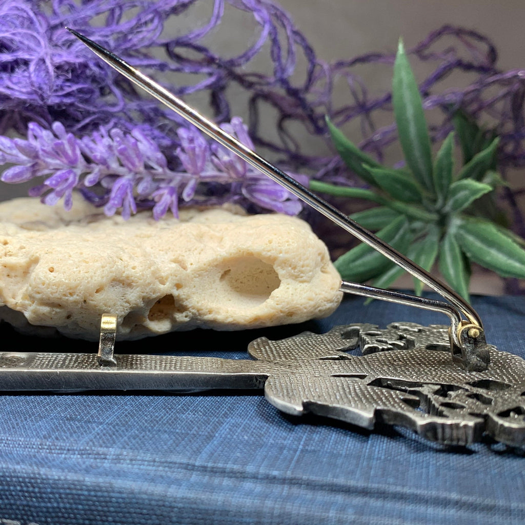 Rampant Lion Sword Kilt Pin