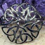 Pewter Trinity Knot Brooch