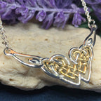 Celtic Endless Love Heart Necklace
