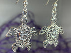 Blooming Turtle Earrings