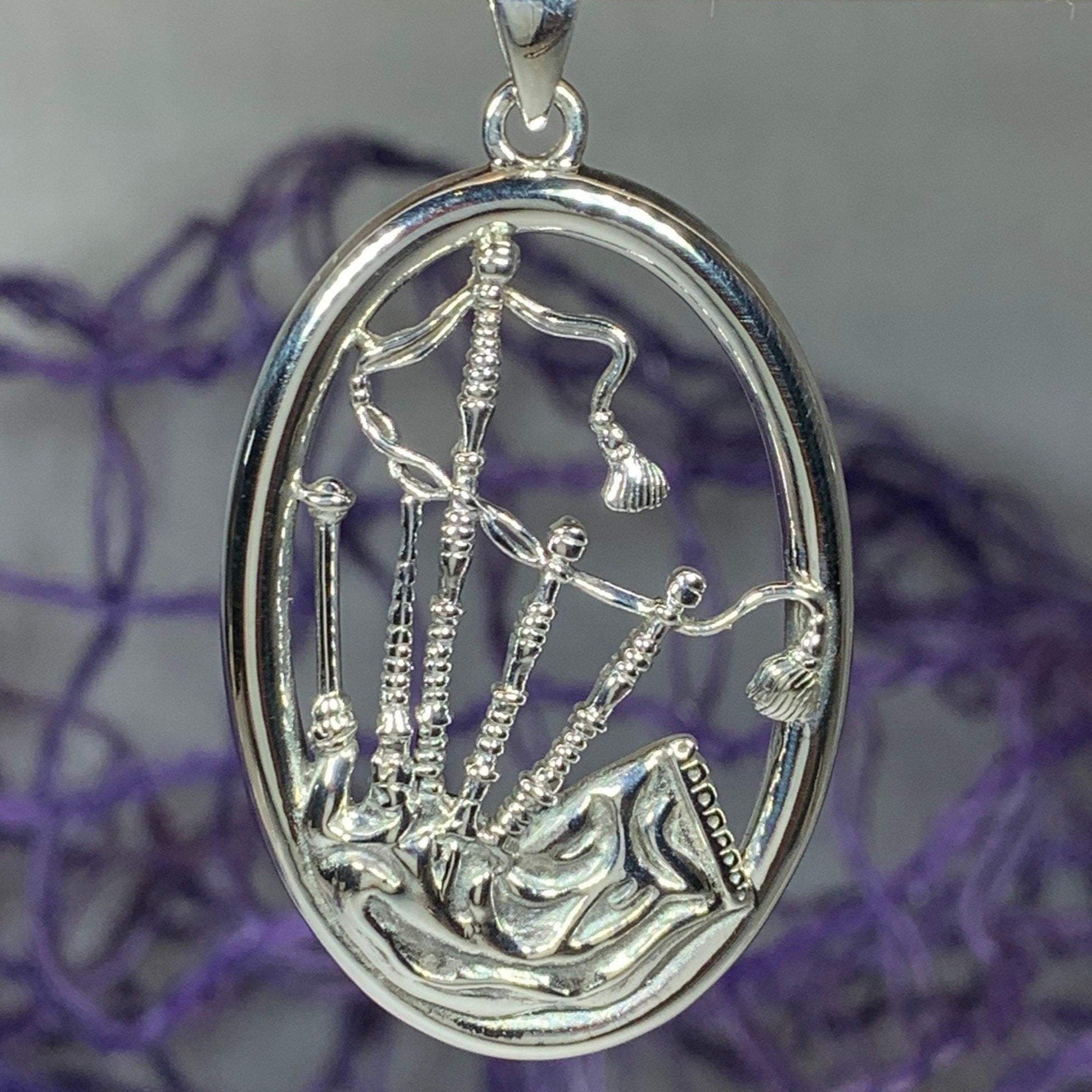Bagpipes Forever Necklace