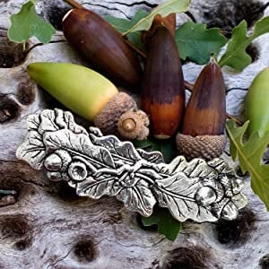 Oak Leaf Hair Clip