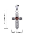 Heart Celtic Cross Necklace